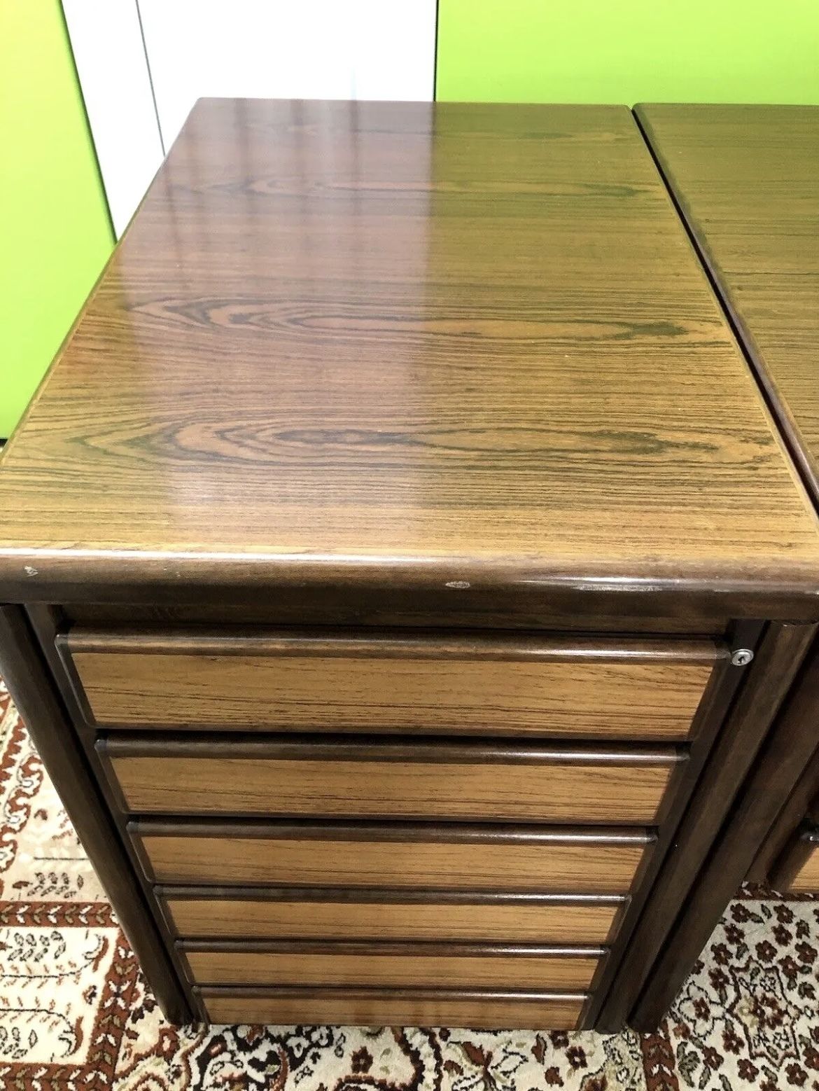 photo vintage Stunning Sven Dyrlund Mid Century Executive Danish Rosewood Desk