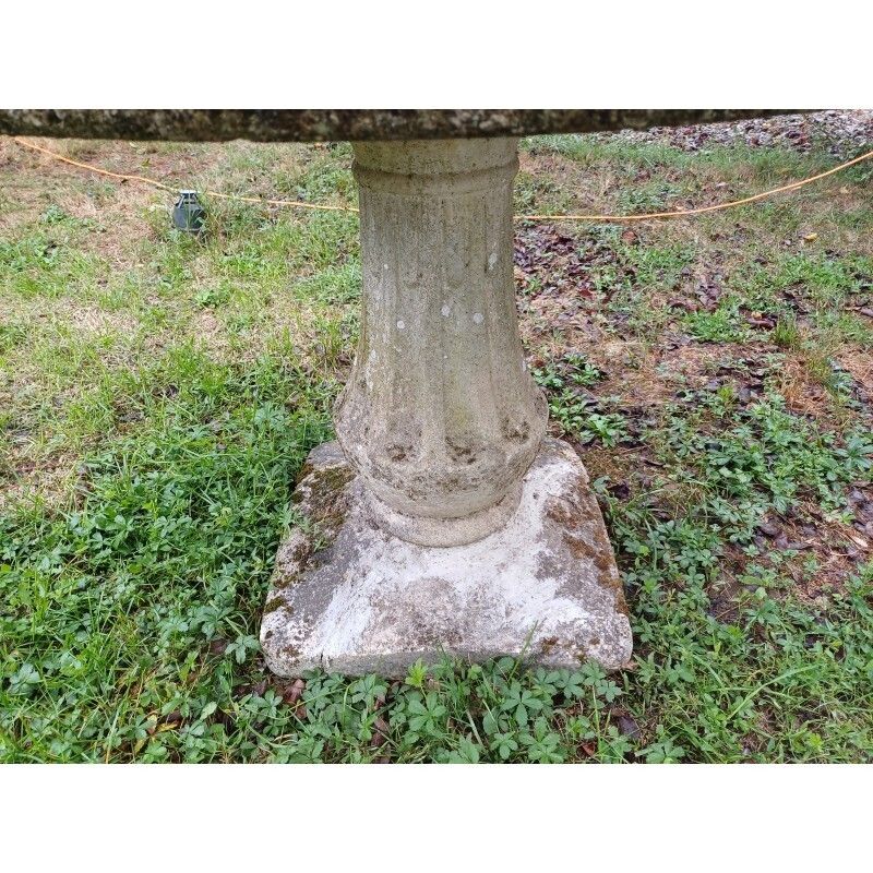 1960s Scrap Cement Garden Table photo for sale
