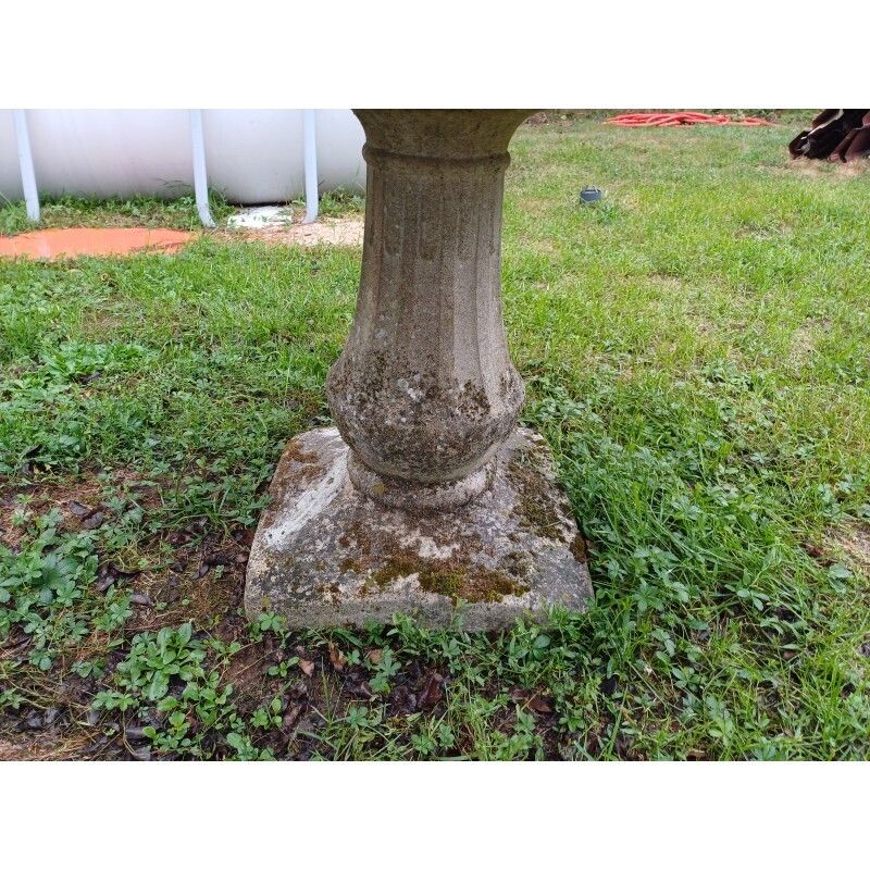 photo furniture 1960s Scrap Cement Garden Table