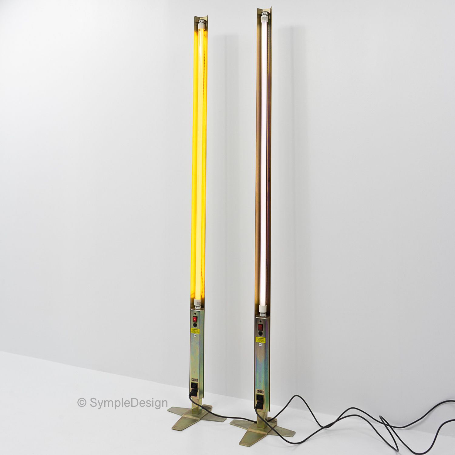 photo furniture Mark Brazier Jones Aura Floor Lamps, 1990s, Set Of Two