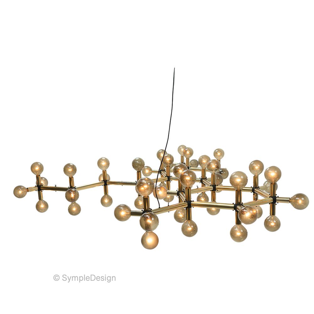 11000.0 Atomic Ceiling Lamp By Haussmann For Swisslamps International, 1960s photo