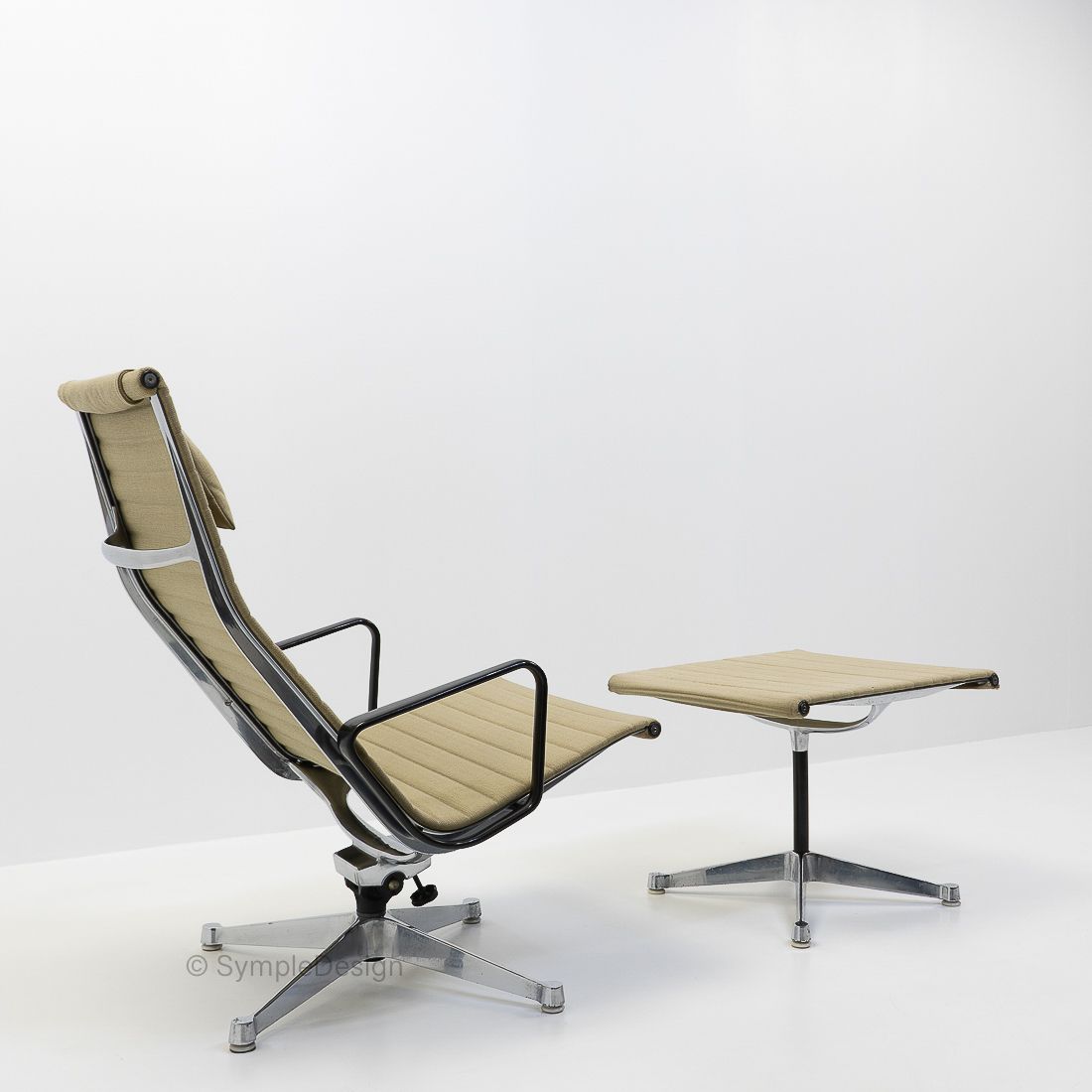 Eames Alu Group Lounge Set By Herman Miller, 1970s photo 3000.0