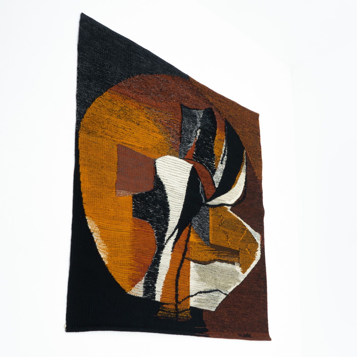Jan Hladik Woolen Tapestry – Czechoslovakia, 1980s photo Art