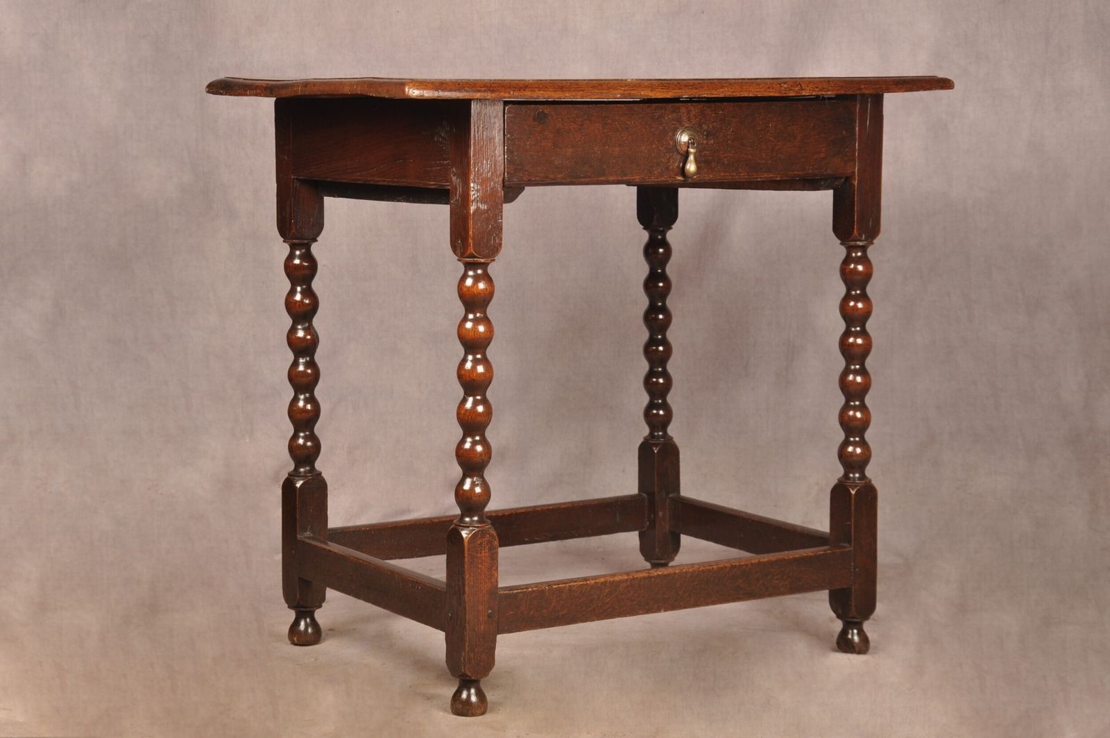 17th Century Oak Bobbin Turned Side Table