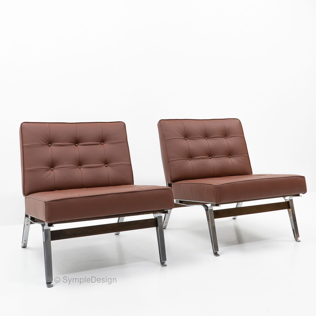 Ico Parisi 856 Lounge Chairs For Cassina, 1950s photo furniture