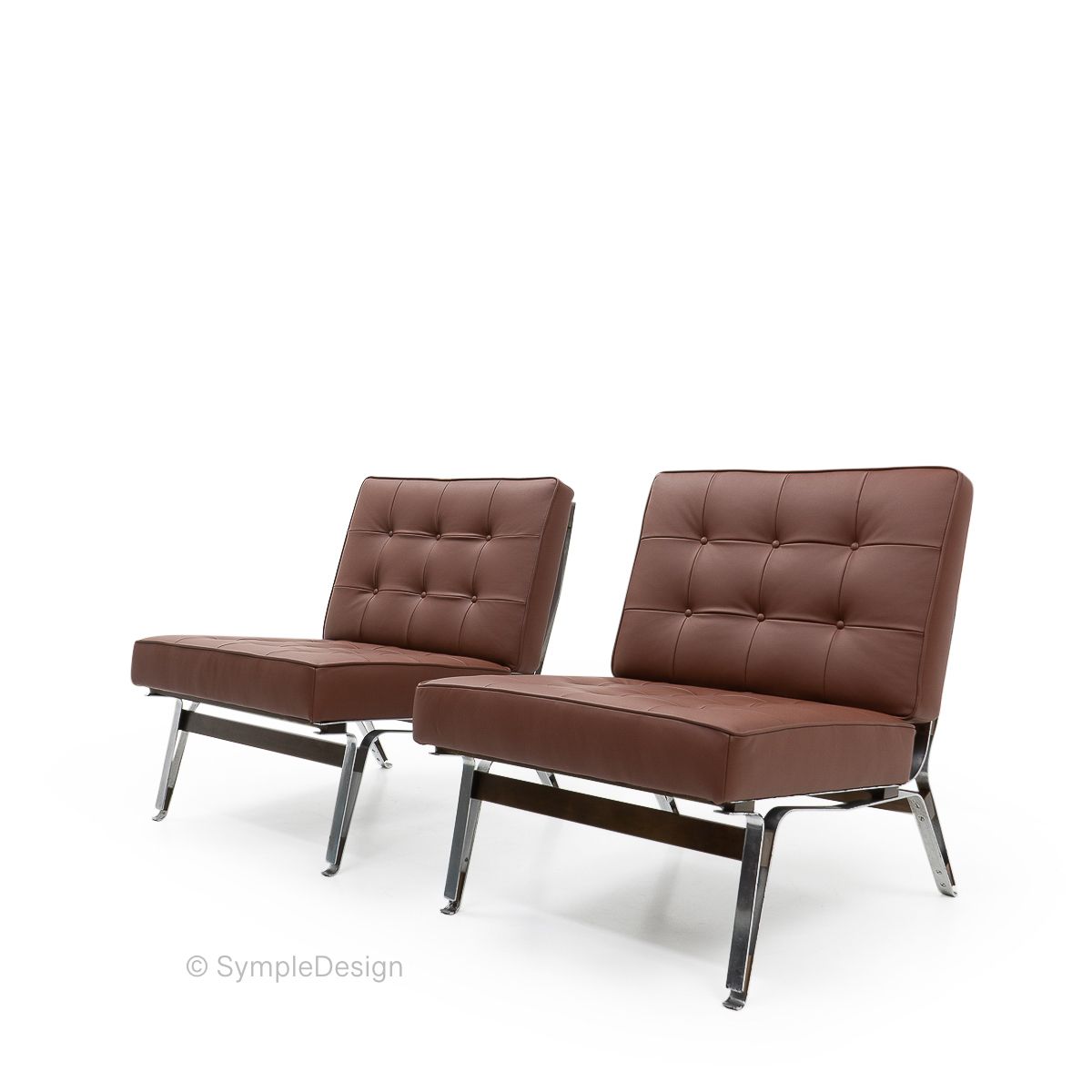 Ico Parisi 856 Lounge Chairs For Cassina, 1950s photo for sale