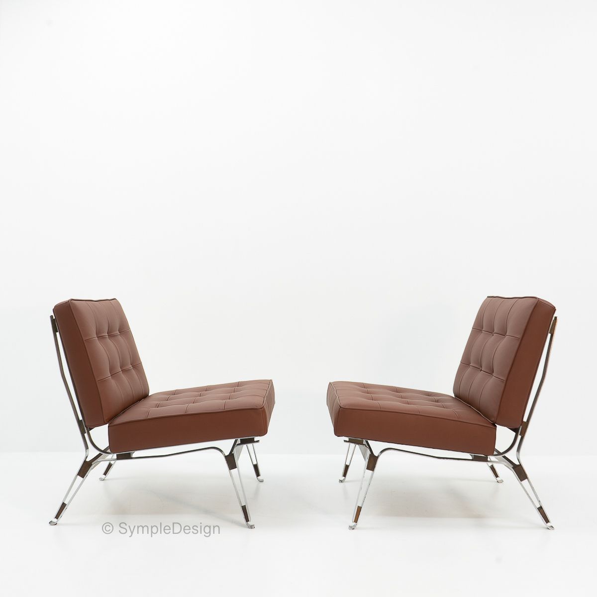 Ico Parisi 856 Lounge Chairs For Cassina, 1950s photo vinterior