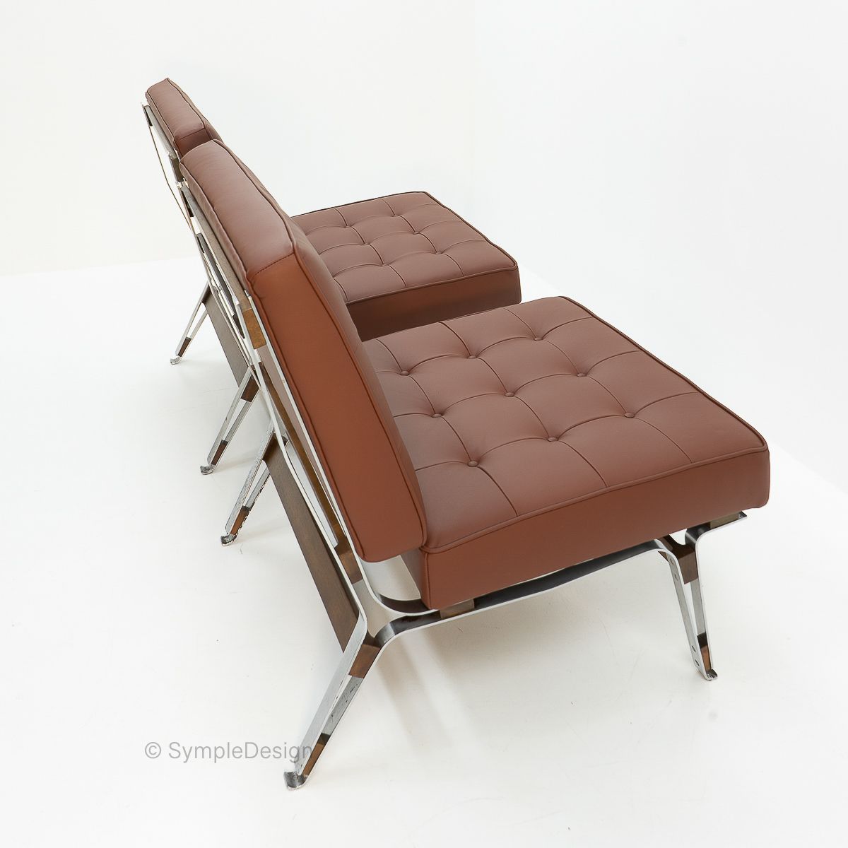 photo for sale Ico Parisi 856 Lounge Chairs For Cassina, 1950s