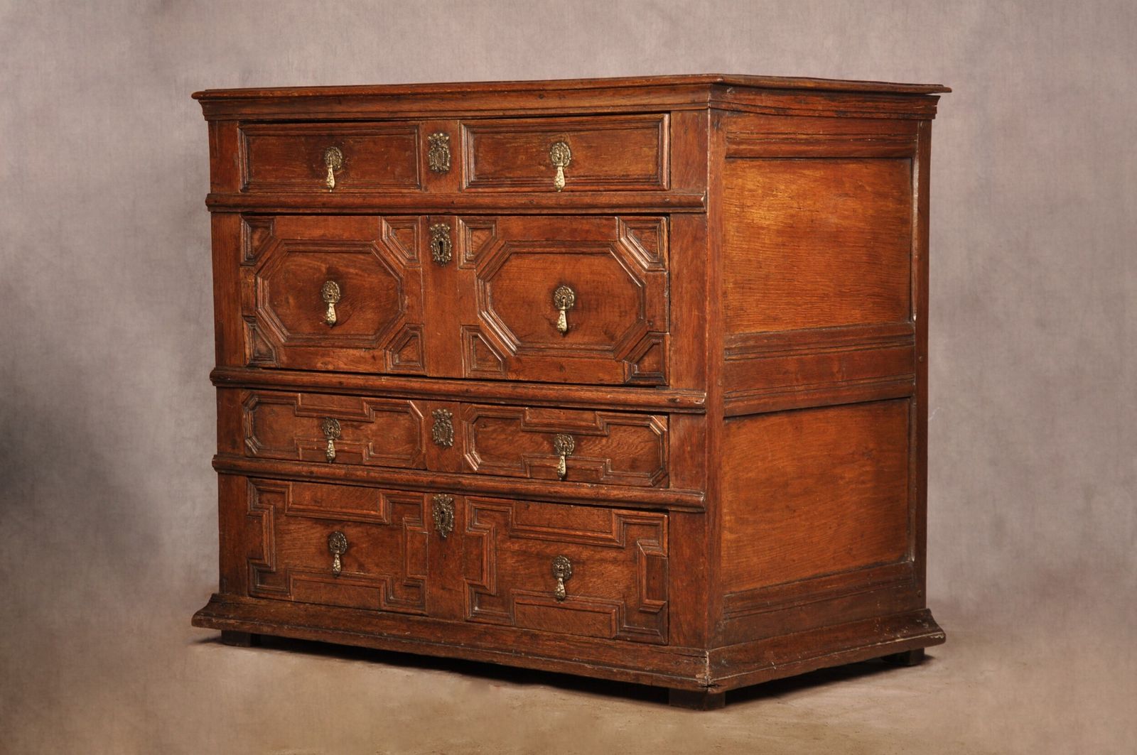 A Rare Charles II Oak Chest Of Drawers photo 2800.0
