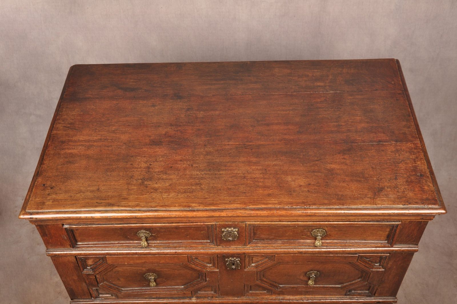 A Rare Charles II Oak Chest Of Drawers photo vintage