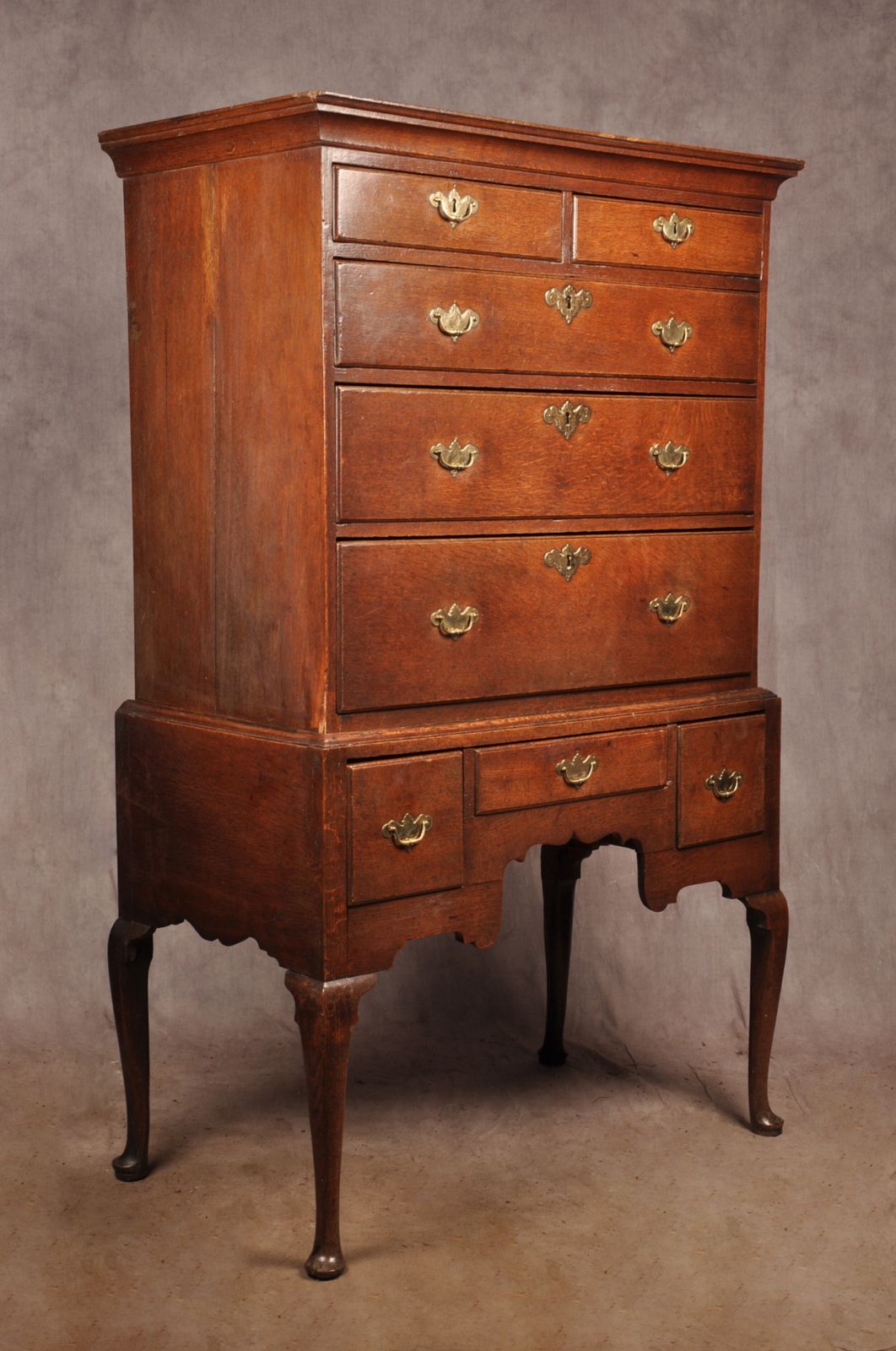 A Fine 18th Century George I Oak Chest On Stand photo Furniture