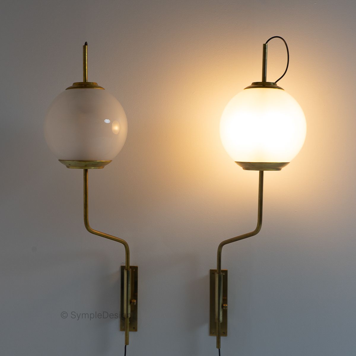 Lp 11 Pallone Sconces By Luigi Caccia Dominioni For Azucena, 1970s photo vinterior