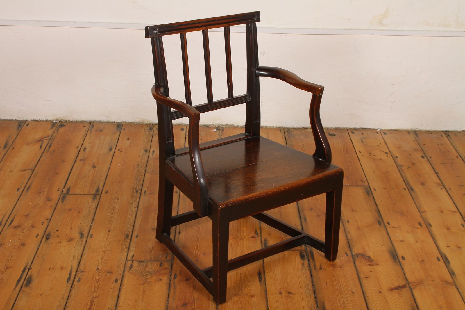 Fine English Fruitwood Arm Chair Early 19th Century photo for sale
