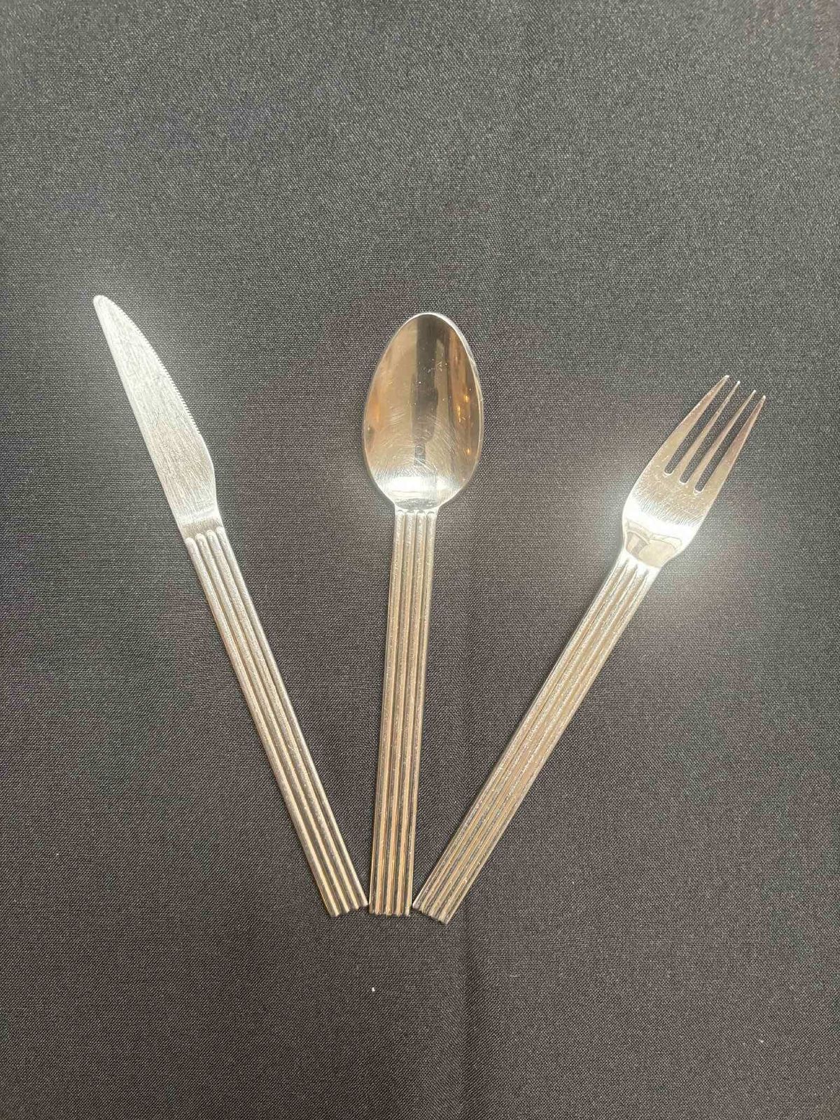 Vintage Ikea Strateg Flatware Set: Stainless Steel, Ehlen Johansson Design photo vintage