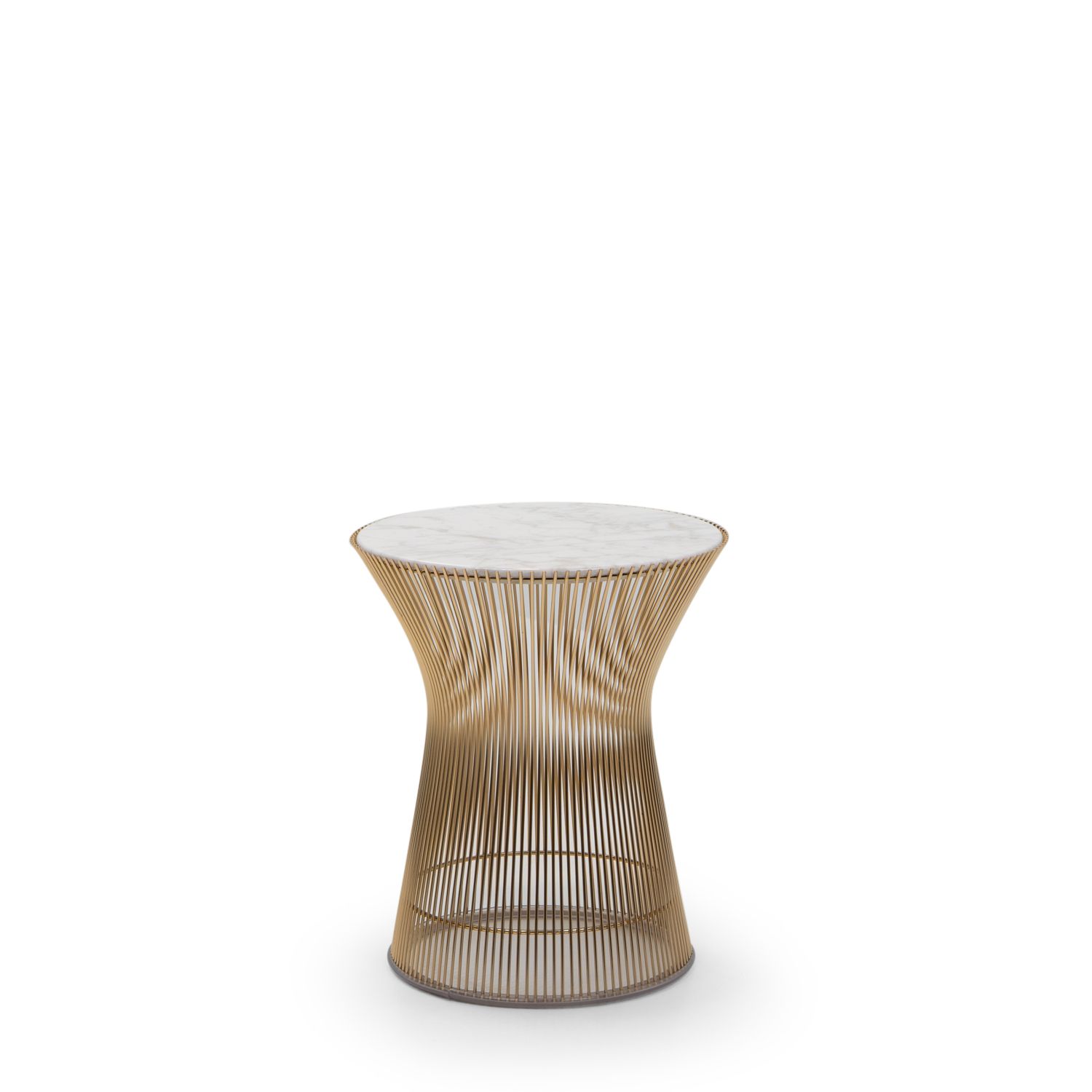 Side Table By Warren Platner For Knoll International, 18k Gold