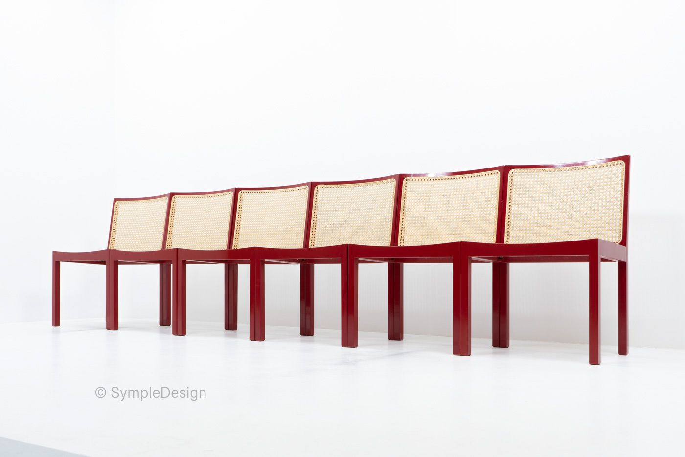 Bank Stühle, Or Bench Chairs By Willy Guhl, Set Of 6, 1960s photo for sale