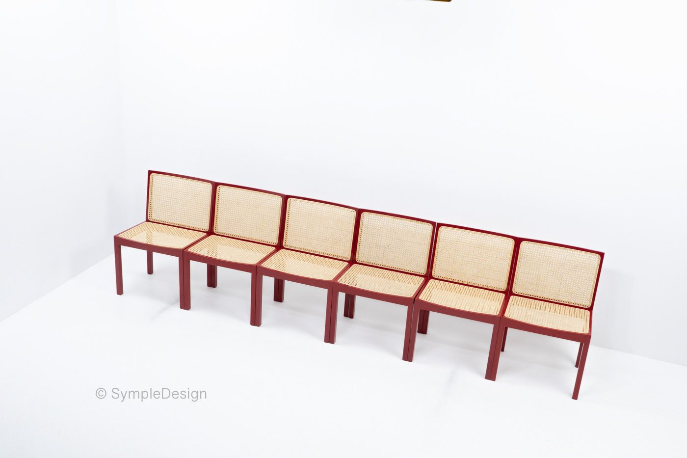Bank Stühle, Or Bench Chairs By Willy Guhl, Set Of 6, 1960s photo Furniture