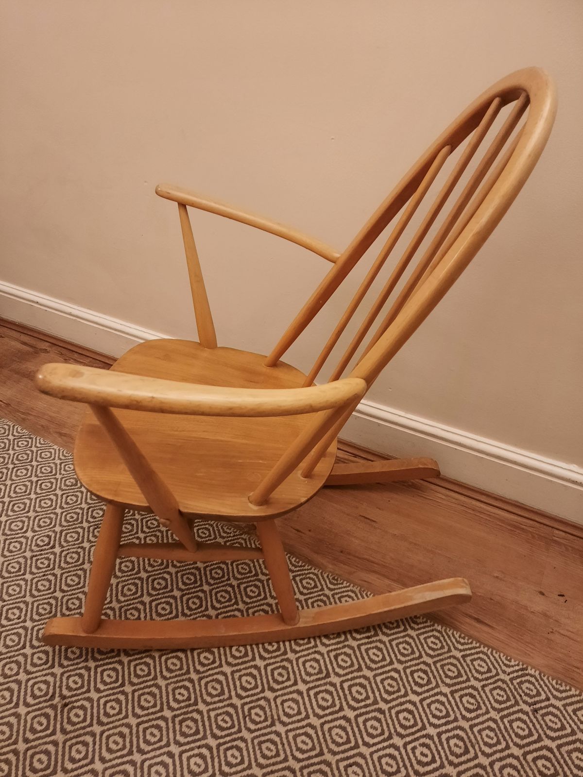 Ercol Ladies Rocking Chair, Mid 20th Century