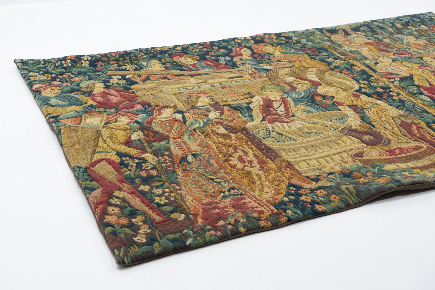photo furniture Jacquard Tapestry From Aubsson, Attr. To Jean Laurent, France 1970s