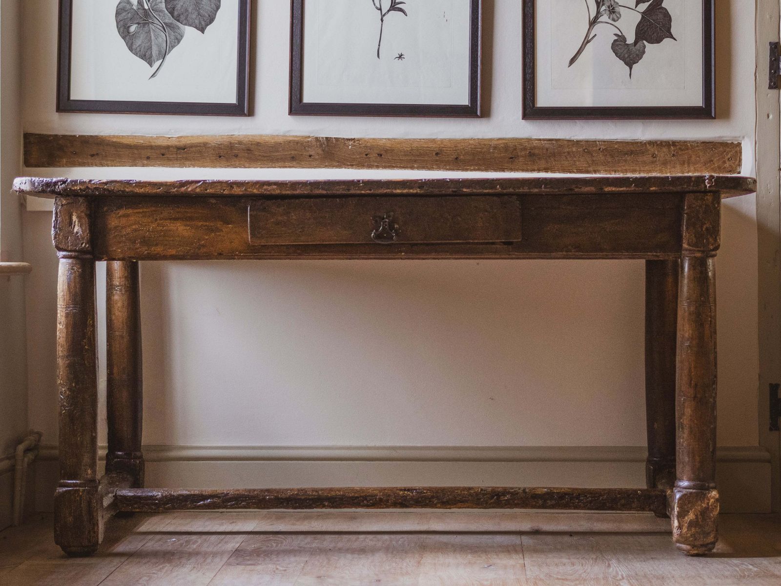 Antique 17th Century Franco Flemish Walnut Refectory Table photo for sale