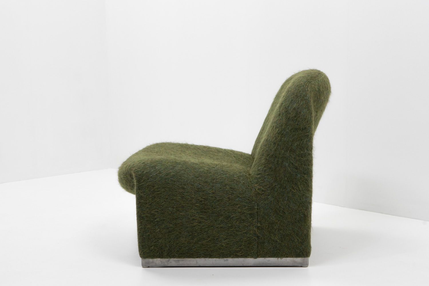 Alky Chair By Giancarlo Piretti, In Pierre Frey Yeti Wool, 1980s photo Furniture