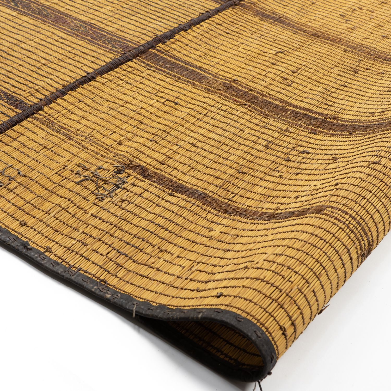 Antique Saharan Tuareg Mat, Mauritania, 19th Century photo vinterior