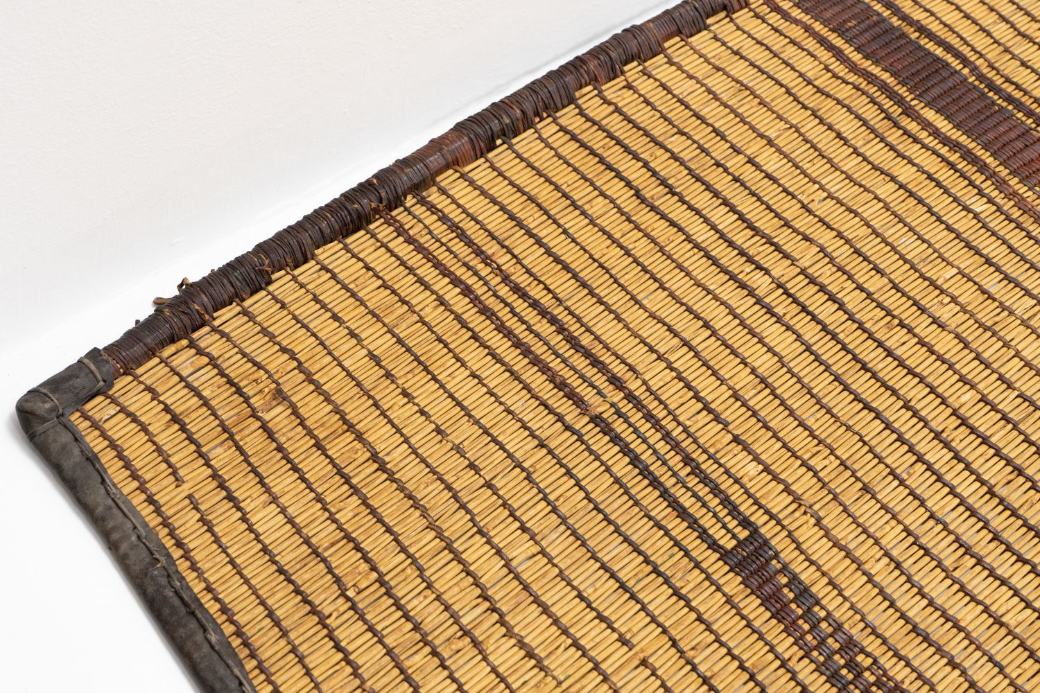 Textiles Antique Saharan Tuareg Mat, Mauritania, 19th Century photo