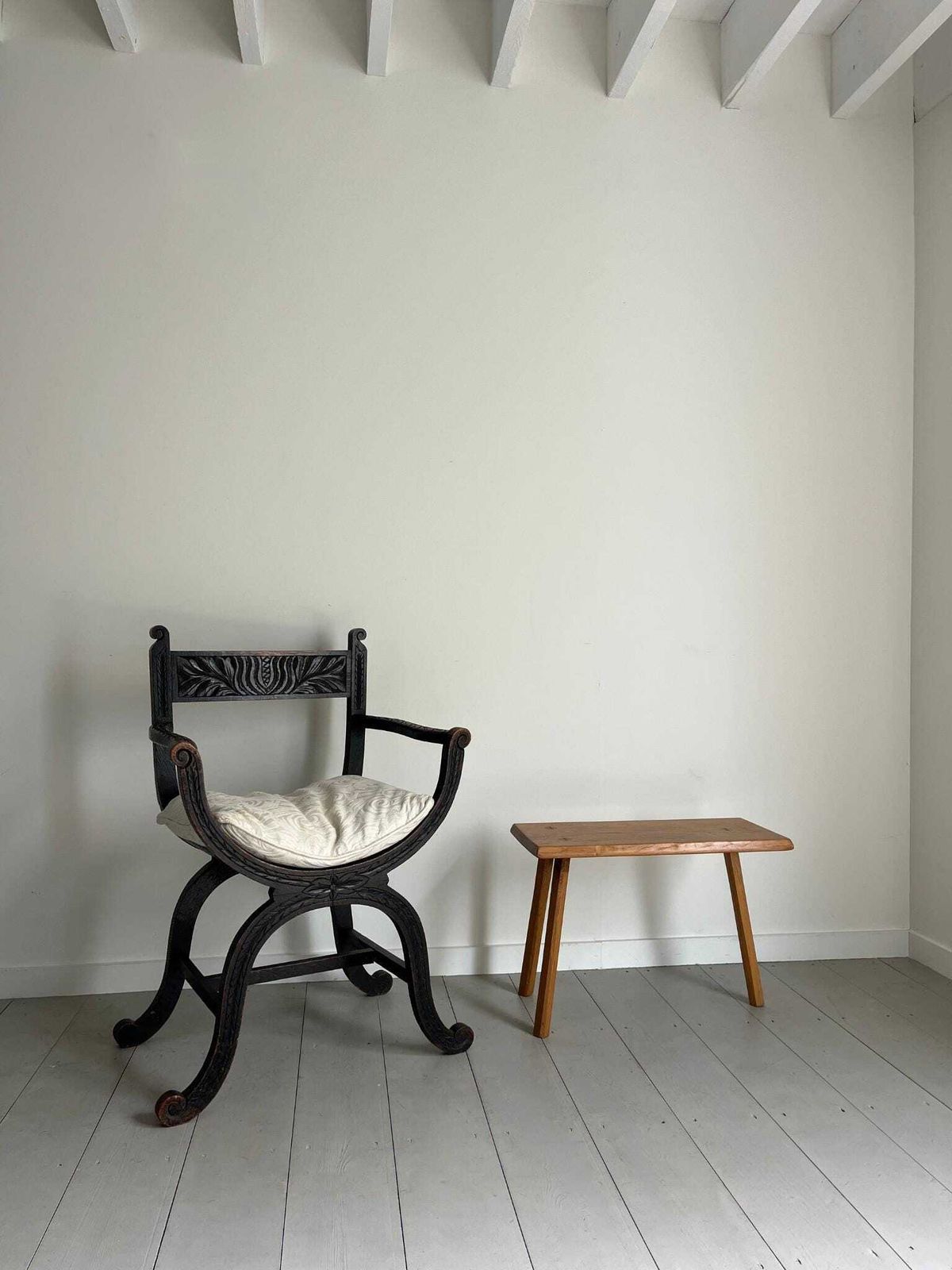 Cotswold School Minimalist Side Table Handmade In Solid Wood, Mid Century C.1960 1970 photo 740.0