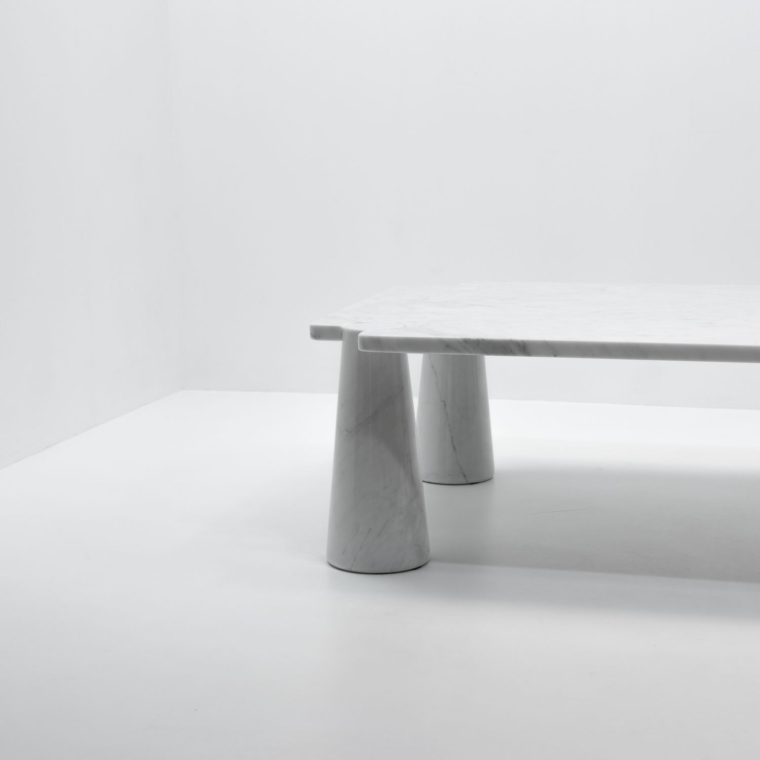 Italian Design Classic: Angelo Mangiarotti, Eros Marble Coffee Table, 1970s photo buy