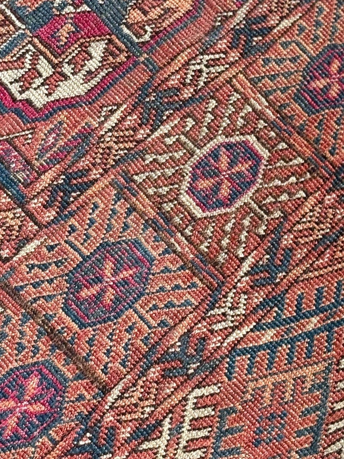Antique Tekke Turkmen Rug, Soft Colour With Cochineal Highlights, Circa 1900 photo for sale
