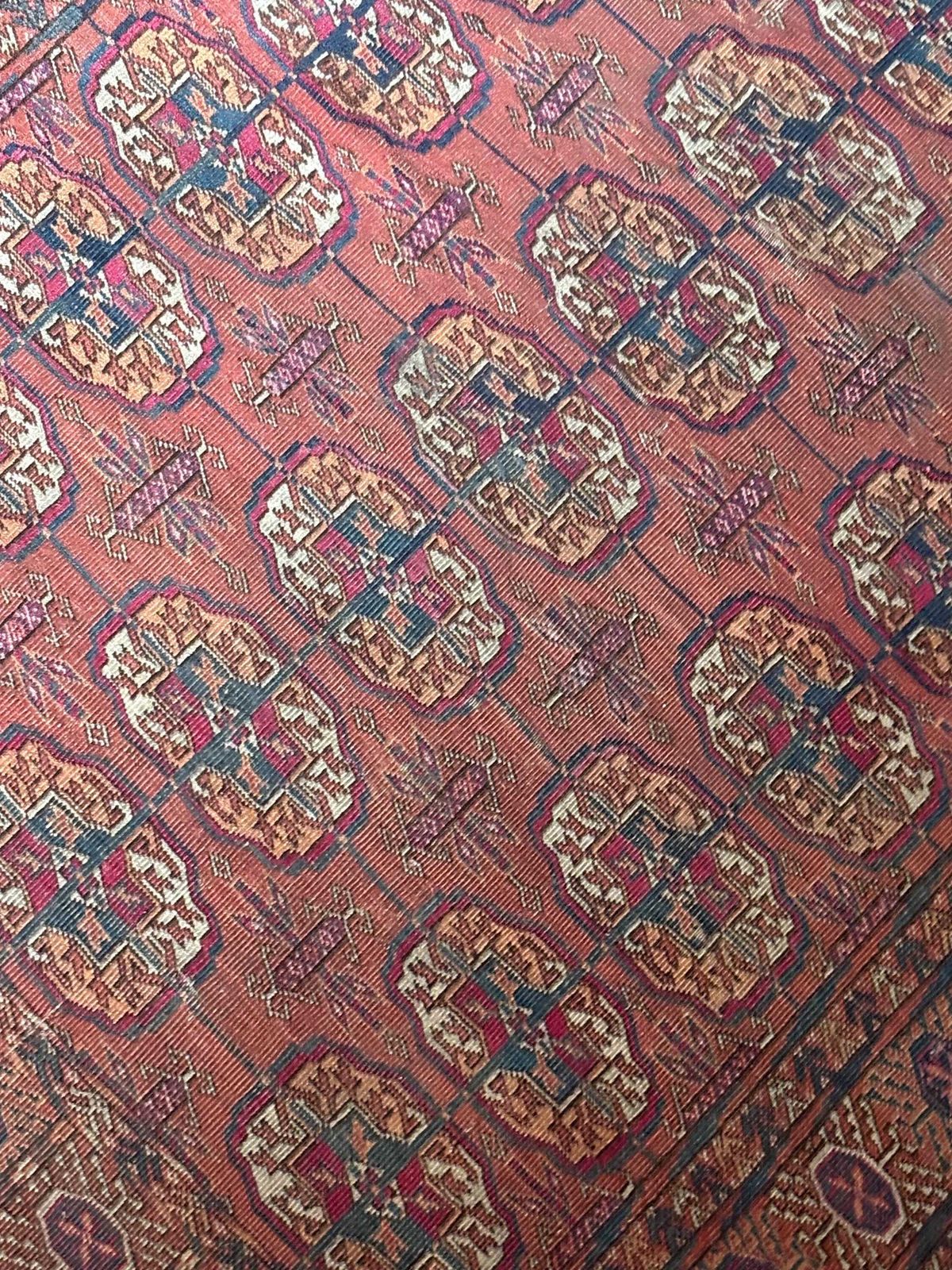 Antique Tekke Turkmen Rug, Soft Colour With Cochineal Highlights, Circa 1900 photo 670.0