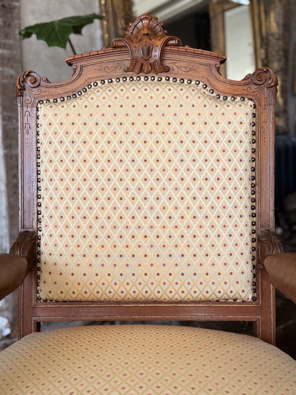 Exceptional Quality Antique Bavarian Elbow Lady's Gentlaman's  Arm Chairs C 1800 photo vintage