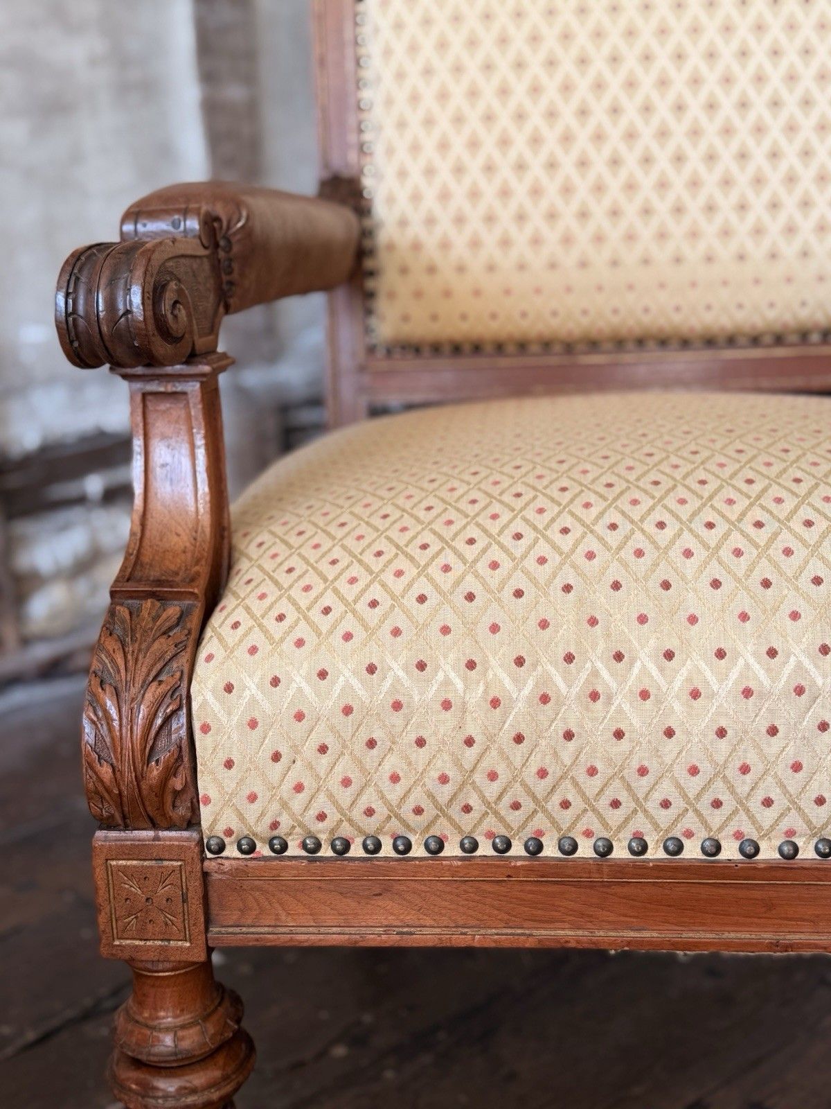 Furniture Exceptional Quality Antique Bavarian Elbow Lady's Gentlaman's  Arm Chairs C 1800 photo