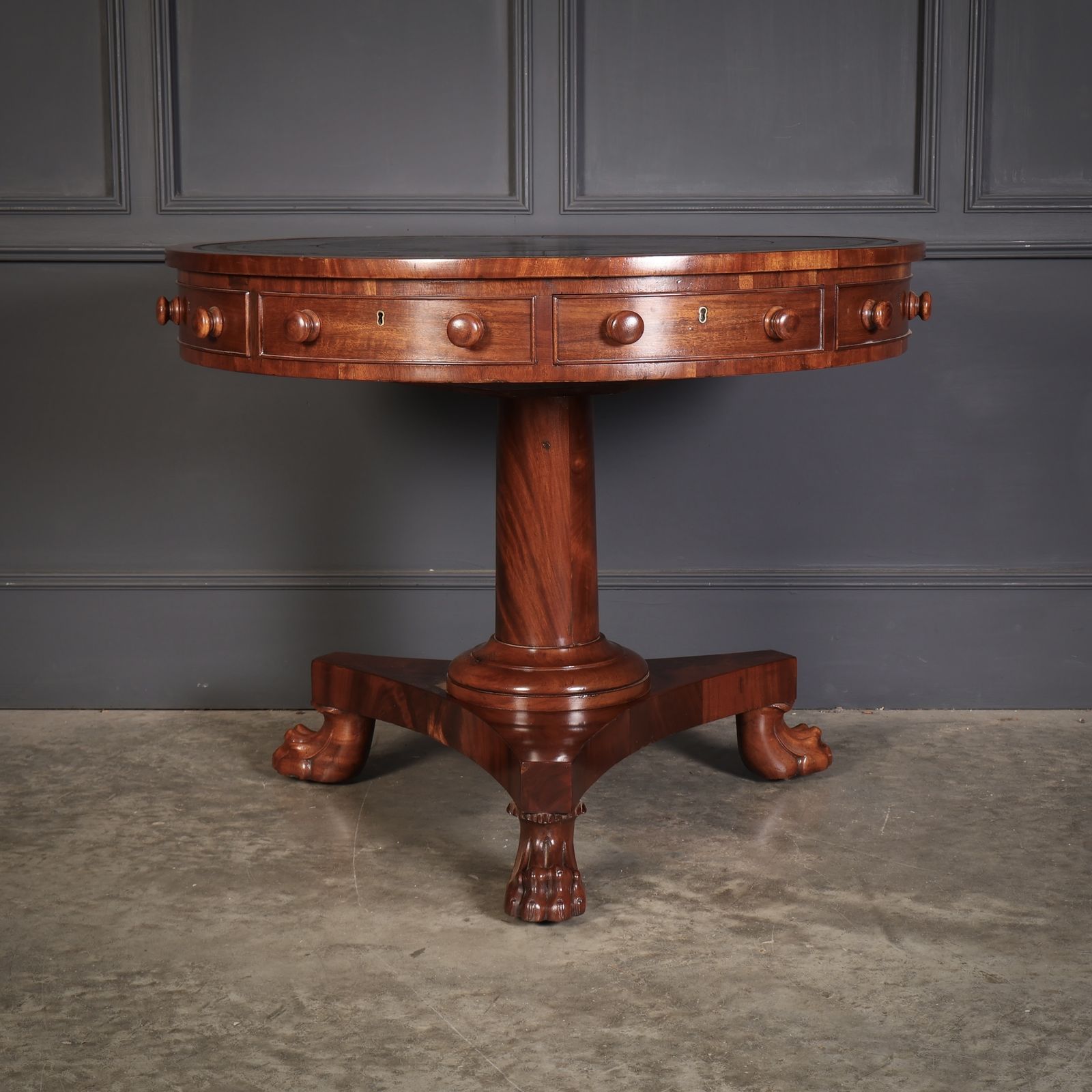 William IV Mahogany Rotating Drum Table photo 3450.0