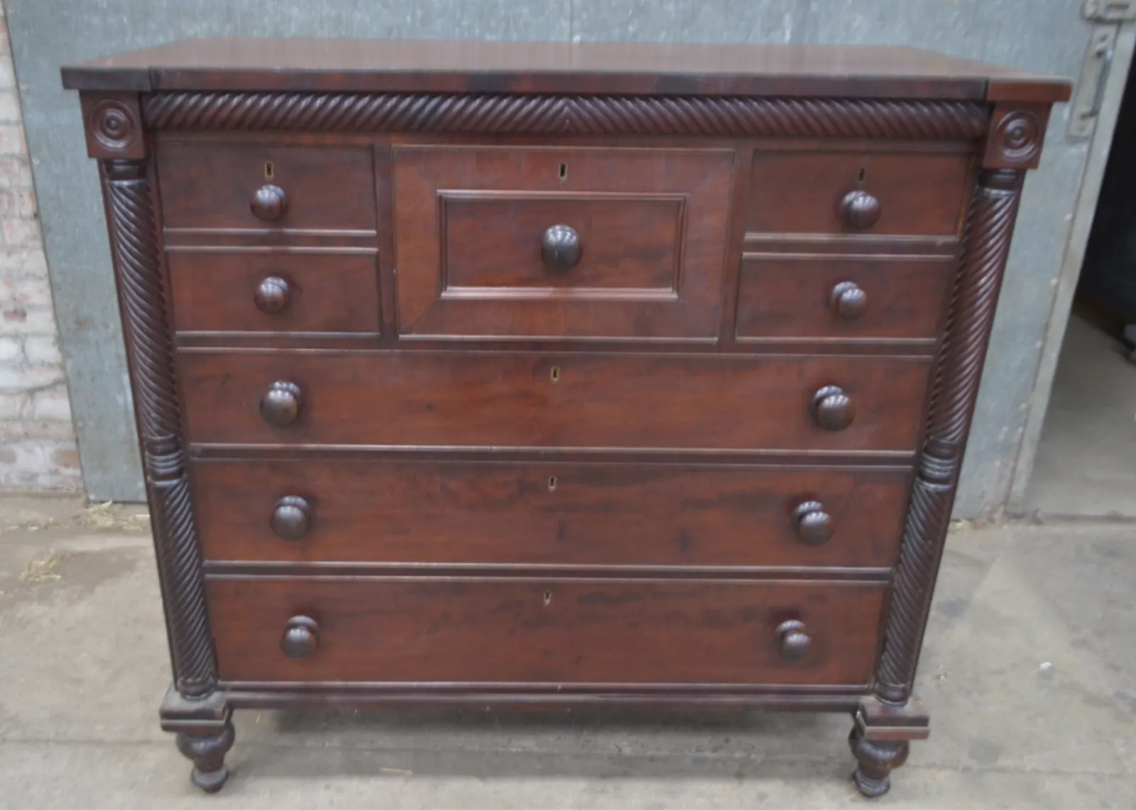 Regency Scottish Mahogany Chest Of Drawers
