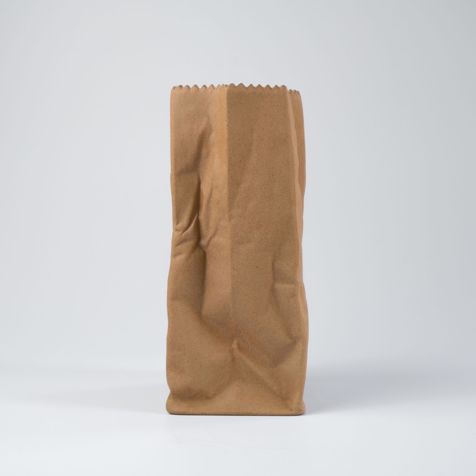 Mid Century Tapio Wirkkala “Paper Bag" Vase For Rosenthal, Germany C.1970s photo Home Decor