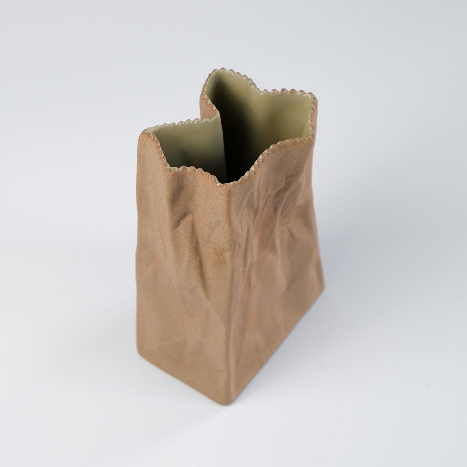 Mid Century Tapio Wirkkala “Paper Bag" Vase For Rosenthal, Germany C.1970s photo furniture