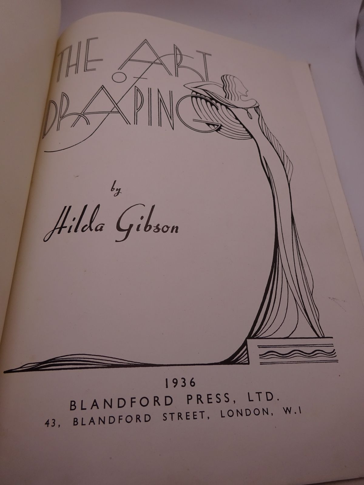Rare Copy The Art Of Draping By Hilda Gibson (1936) photo for sale