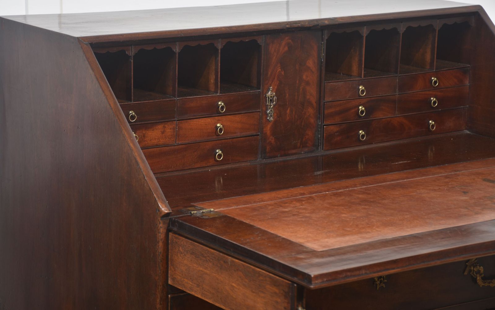 George III Mahogany Bureau photo 1740.0