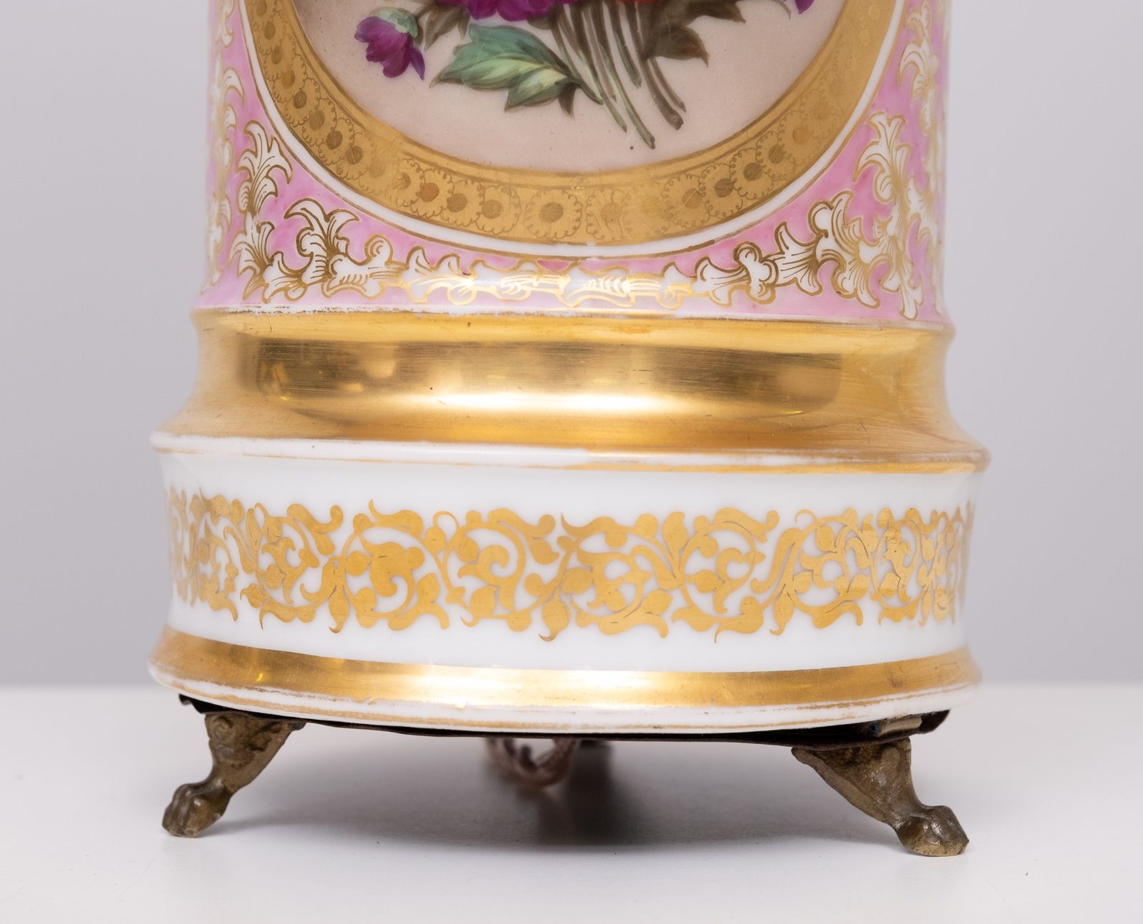 Stunning France Sevres Porcelain Hand Painted Table Lamp 1880s photo furniture