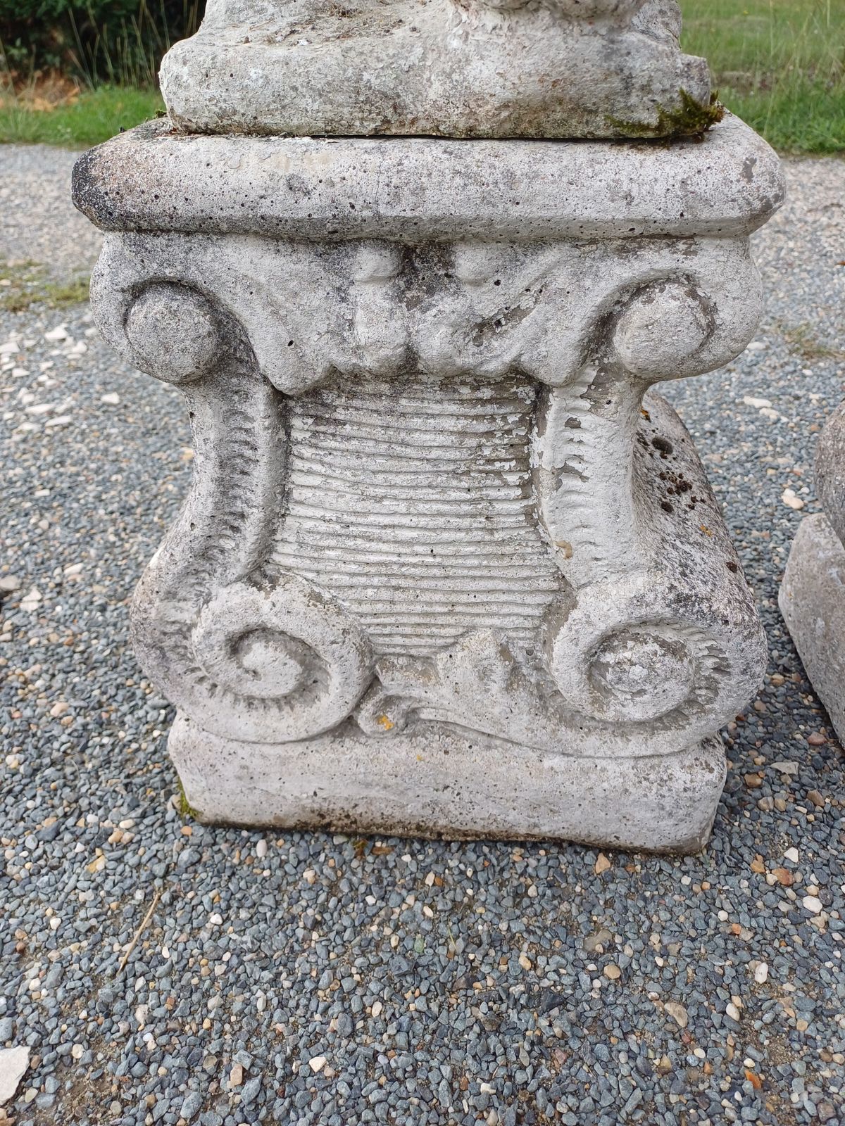 412.0 Pair Of Stone Lions From The 1960s photo