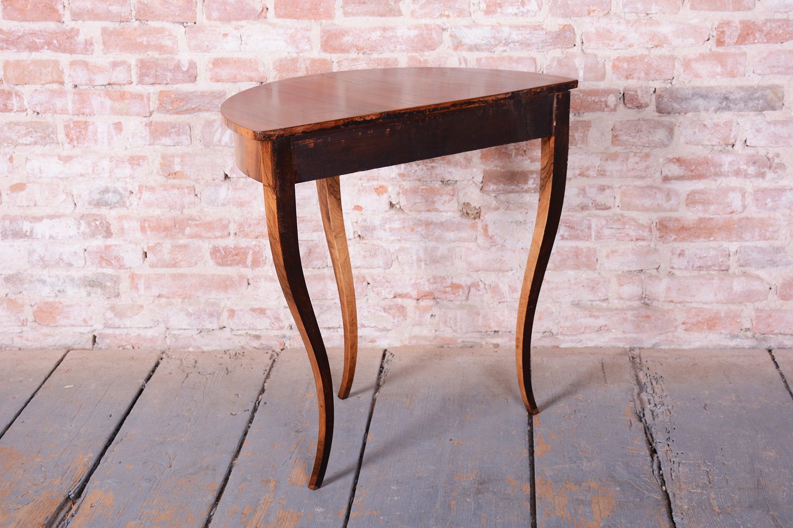 Restored Biedermeier Side Table, Walnut, Revived Polish, Austria 1820s photo Furniture