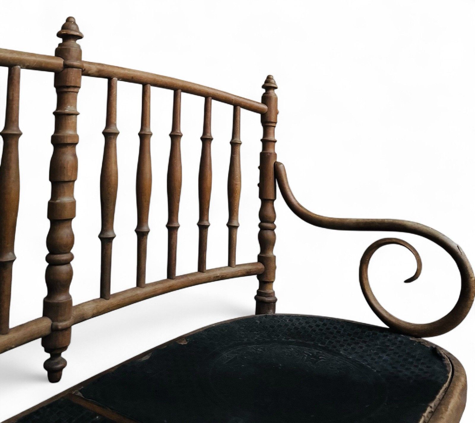 Antique Bentwood Sofa Thonet Style C1920s Elegant photo 295.0