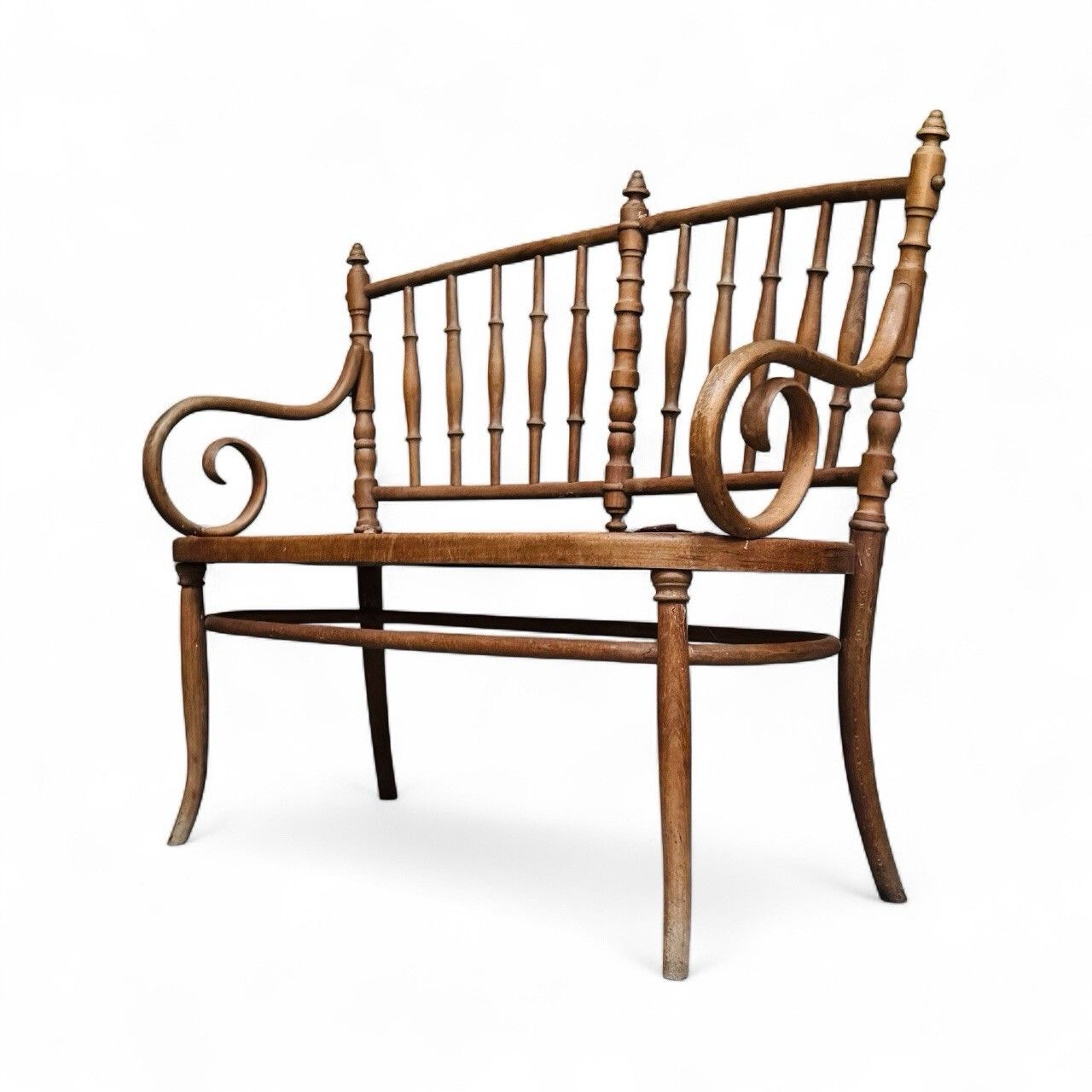 Antique Bentwood Sofa Thonet Style C1920s Elegant photo vinterior
