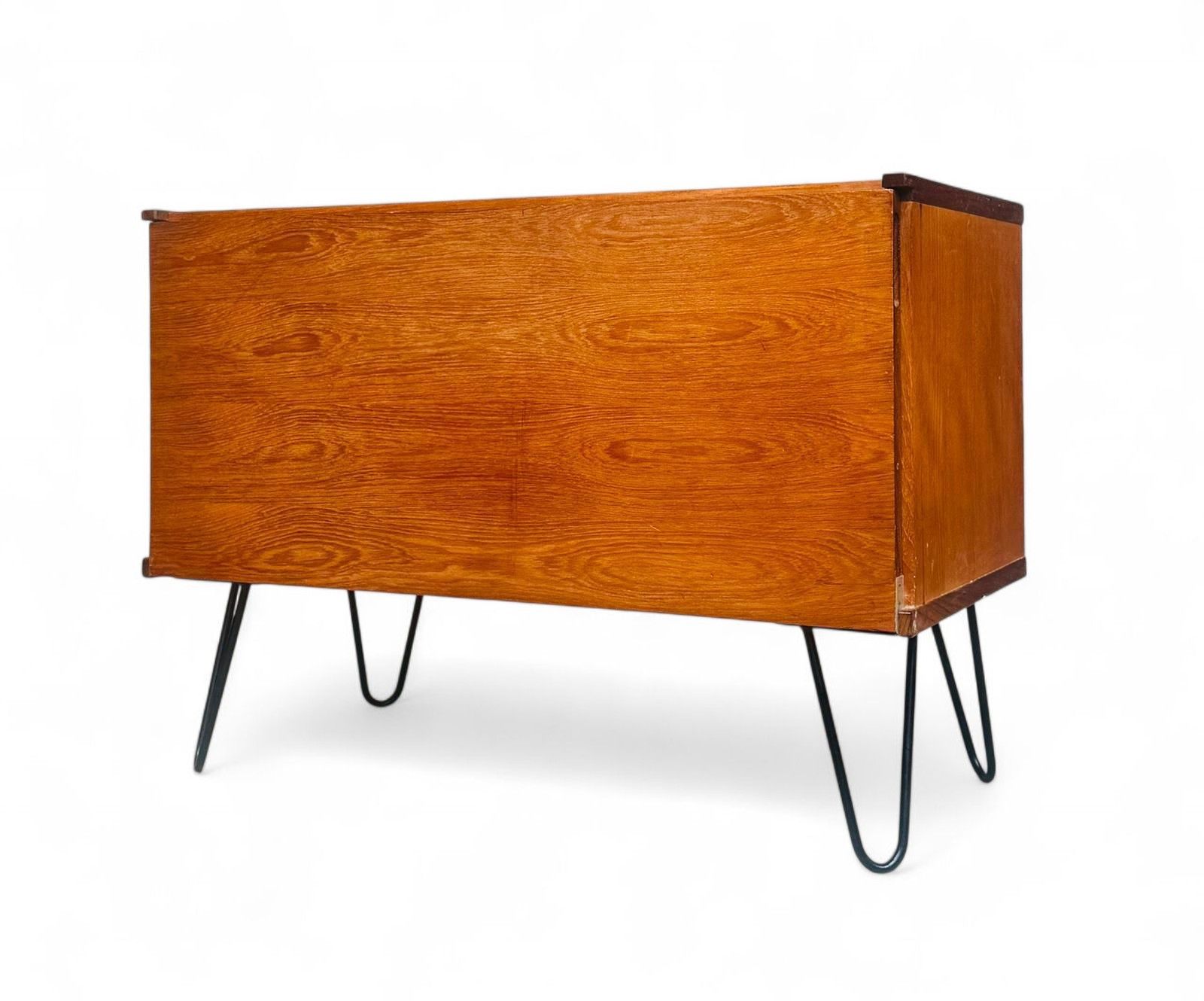 Teak Beaver And Tapley Cupboard Media Unit Mid Century Retro  Hair Pin Legs