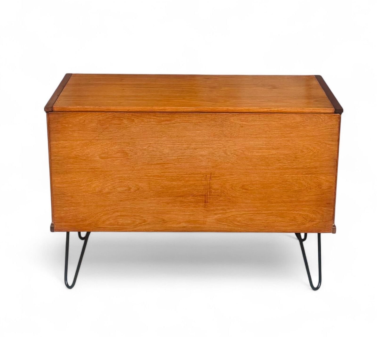 Teak Beaver And Tapley Cupboard Media Unit Mid Century Retro  Hair Pin Legs photo Furniture