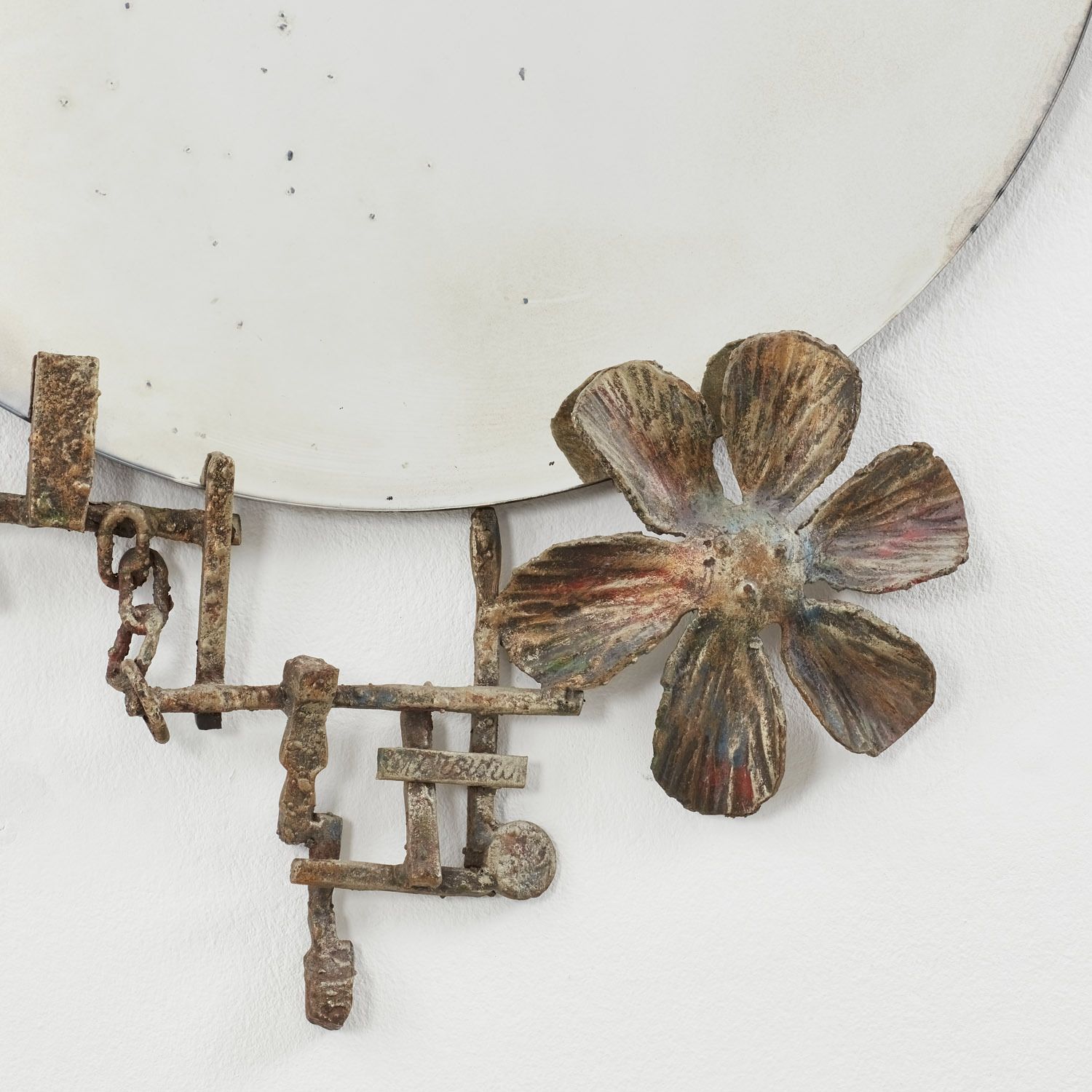 Salvino Marsura Forged Mirror I Treviso, Italy, 1990s photo Home Decor