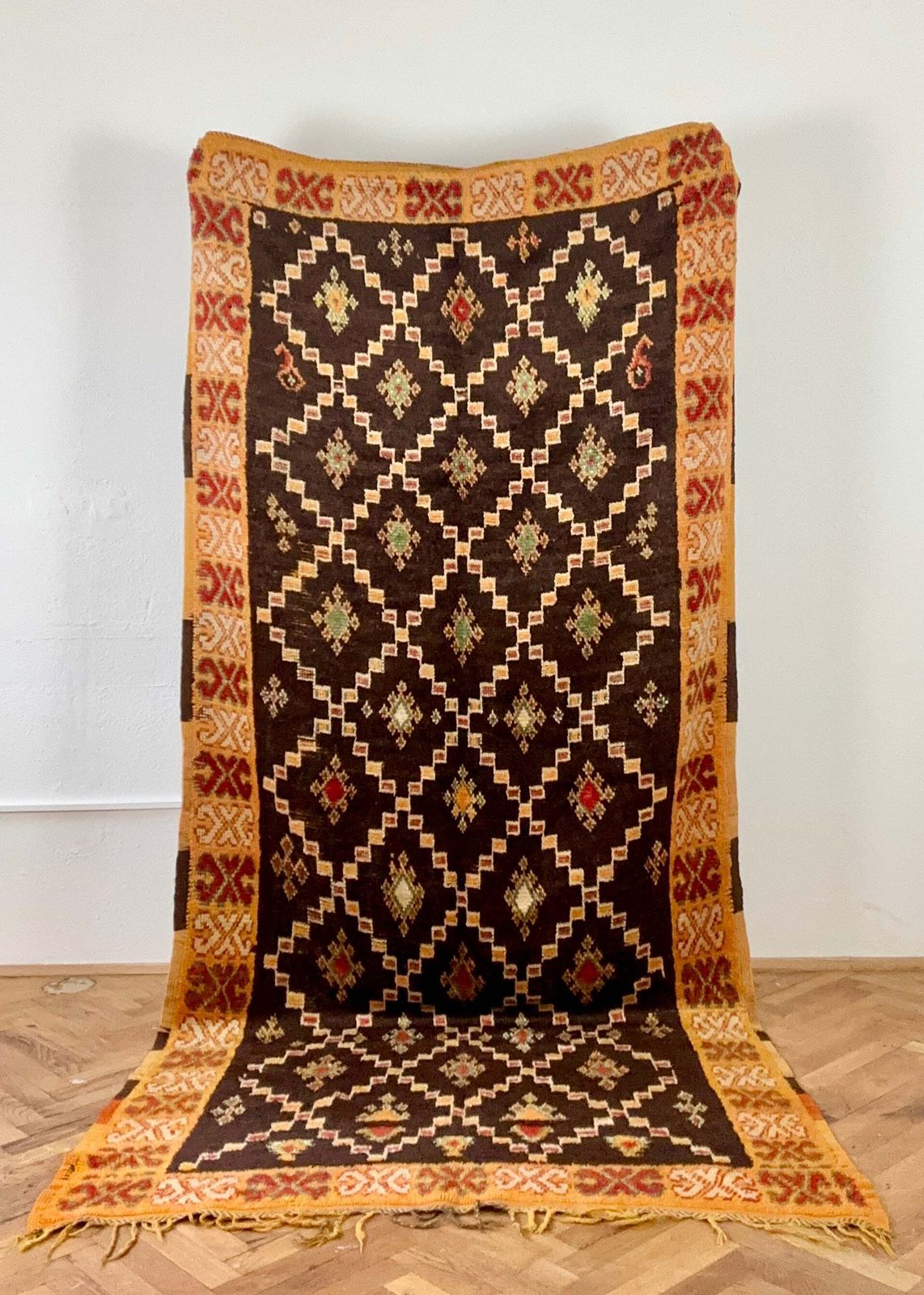 Vintage Zemmour Berber Rug 'Cadence'