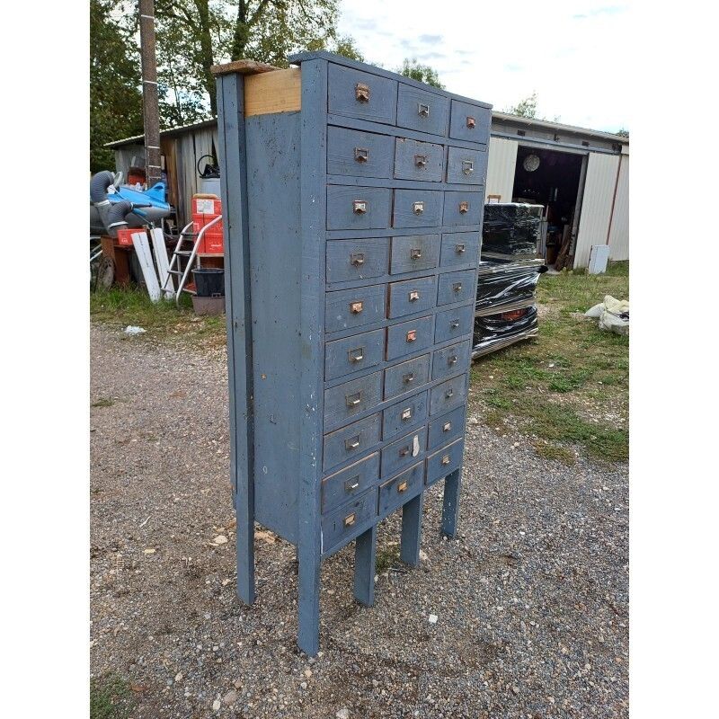 Industrial Wooden Furniture With 30 Drawers photo furniture