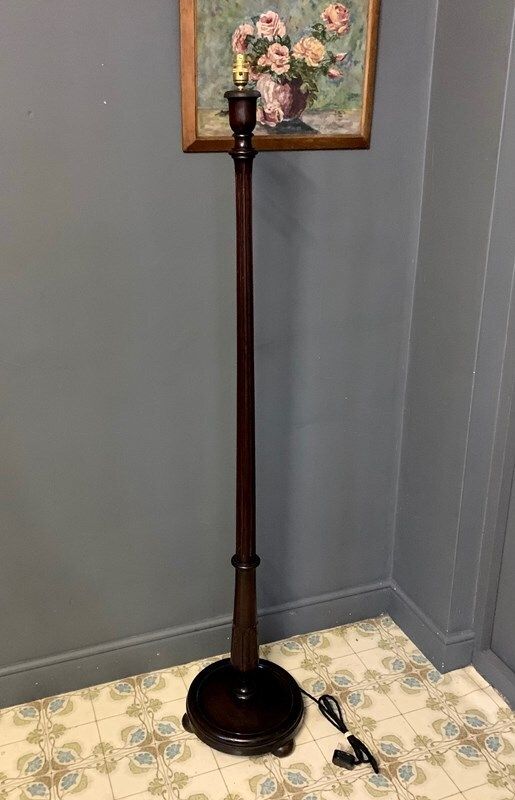 Antique Wooden Floor / Standard Lamp